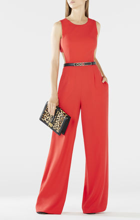 Rossana Cutout Back Jumpsuit 298 BCBGMAXAZRIA Lookastic