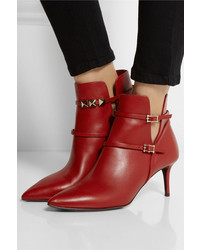 Valentino Cash Rocket Leather Ankle Boots