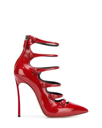 Casadei Front Strapped Pumps