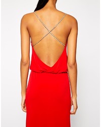 TFNC Maxi Dress With Chain Straps