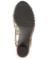 J. Renee Tahira Embellished Cutout Sandal