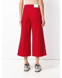 MSGM Cropped Wide Leg Jeans