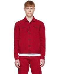 Men's Red Denim Jackets from SSENSE | Lookastic