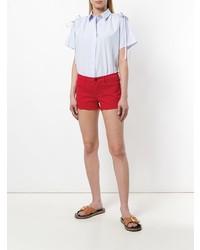 Frame Denim Frayed Denim Shorts