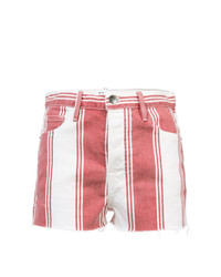 Frame Denim Striped Fitted Shorts