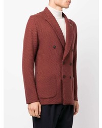 Lardini Knitted Double Breasted Blazer
