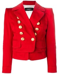 Dsquared2 Layered Double Breasted Blazer