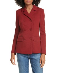 Judith & Charles Vico Double Breasted Knit Blazer