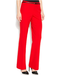 Calvin Klein Straight Fit Belted Trousers