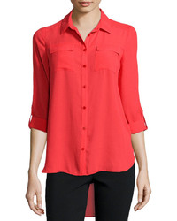 Ana Ana Long Sleeve Button Front Shirt