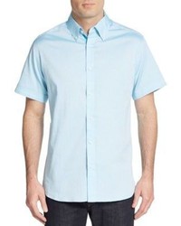 Saks Fifth Avenue Regular Fit Tonal Dot Cotton Sportshirt
