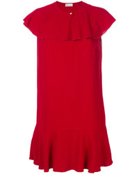 RED Valentino Frilled Cape Dress