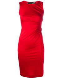 Love Moschino Ruched Heart Dress
