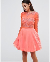 AX Paris Skater Dress With Pleated Skirt