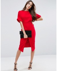 Asos Wiggle Dress With Split Front