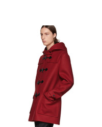 Saint Laurent Red Duffle Coat