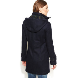 Tommy Hilfiger Wool Blend Toggle Front Pea Coat