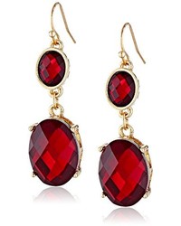 1928 Jewelry Gold Tone Drop Earrings