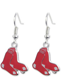 Aminco Boston Red Sox Logo Drop Earrings