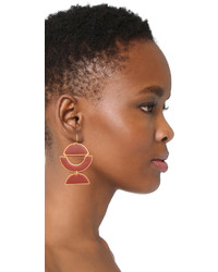 Madewell Cutout Enamel Earrings