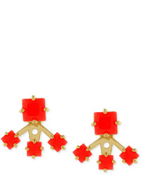 Vince Camuto Gold Tone Neon Square Earrings
