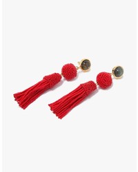 Lizzie Fortunato Havana Earrings In Red