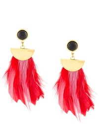 Lizzie Fortunato Jewels Parrot Feather Earrings