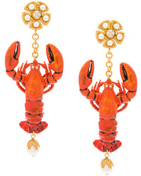 Dolce & Gabbana Lobster Clip On Earrings