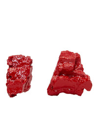 Ingy Stockholm Red Object No 59 Asymmetric Earrings