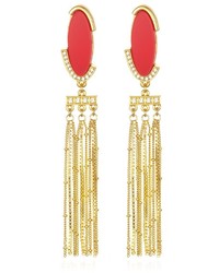 Sequin Red Statet Earrings