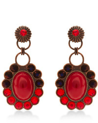 Vickisarge Red Adele Small Earrings Red