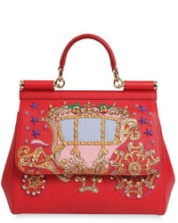 Dolce & Gabbana Medium Sicily Embellished Dauphine Bag