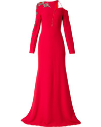 Antonio Berardi Embellished Asymmetric Gown