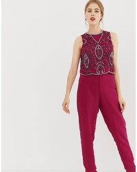 Frock and Frill Frock Frill Tailored Jumpsuit With Embellished Upper