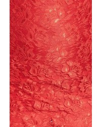 Mac Duggal Embellished Lace Taffeta Mermaid Gown