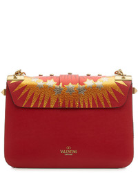 Valentino B Rockstud Embellished Leather Shoulder Bag
