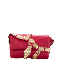 RED Valentino Snake Embellished Shoulder Bag