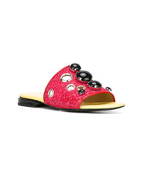 Toga Pulla Embellished Flat Sandals