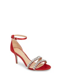 JEWEL BADGLEY MISCHKA Melania Crystal Embellished Sandal