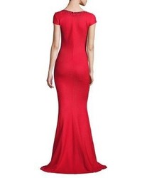 St. John Sequin Embellished Rumba Knit Gown