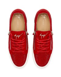 Giuseppe Zanotti Low Top Crystal Embellished Sneakers