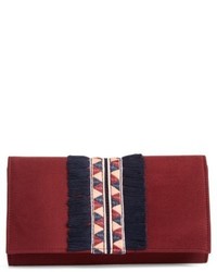 Red Embroidered Bag