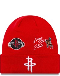 New Era Red Houston Rockets City Transit Cuffed Knit Hat At Nordstrom