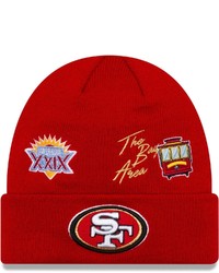 New Era Scarlet San Francisco 49ers Super Bowl Xxix City Transit Cuffed Knit Hat At Nordstrom