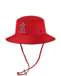 '47 Red Los Angeles Angels Panama Pail Bucket Hat At Nordstrom
