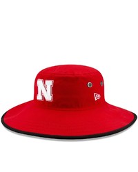 New Era Scarlet Nebraska Huskers Basic Panama Bucket Hat At Nordstrom