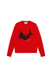 Gucci Wool Sweater With Shark