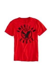American Eagle Outfitters Factory Applique Graphic T Shirt Xl Tall