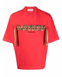 Lanvin Braided Logo T Shirt