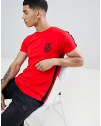 DFND Curved Hem T Shirt With